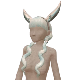 CoreMood Wavy Hair With Horns