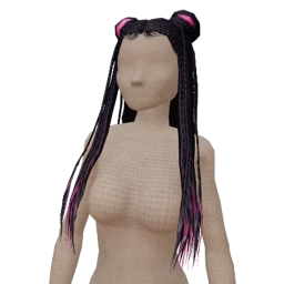 CoreMood Double Top Knot Braids