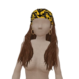 The Shay Valentine - Graphic Yellow Headband