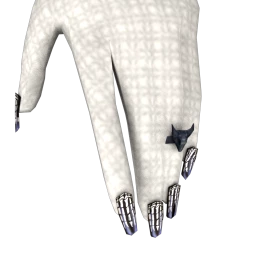 Flawless Skeletal Nails & Ring Set