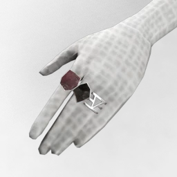 Bonearrow Amethyst Raw Crystal Ring