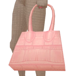 La Haute Couture Crocodile Pink Elegant Bag