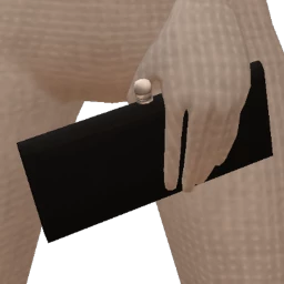 Ikon Elite Black Clutch Bag