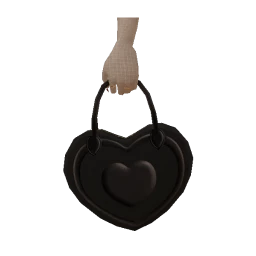 Cloud Nine Black Heart in Hands