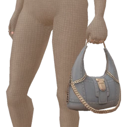 Cloud Nine Denim Bag & Chains