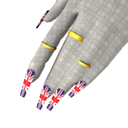 Cloud Nine British Bling Nails & Ring Set