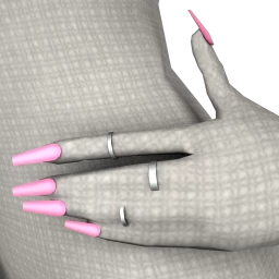 Cloud Nine Superstar Nail & Ring Set (Pink)