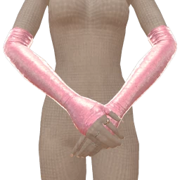 Cloud Nine Sheen Pink Arm Warmers