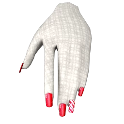 Cloud Nine Candy Cane Nails