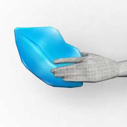 Cloud Nine Kisses Clutch Bag - Neon Blue