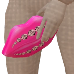 Cloud Nine Pink Diamond Lips Bag