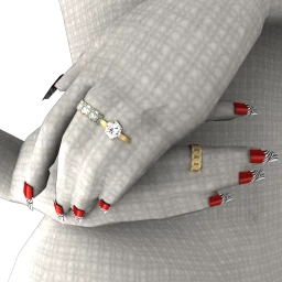 Cloud Nine Glitter and Gold Ring & Nails Set