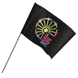 The Big Wheel Hand Flag