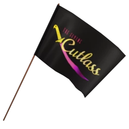 The Flying Cutlass Hand Flag