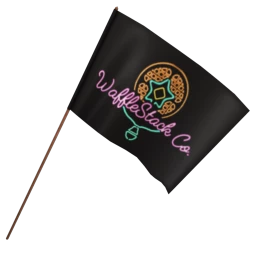 WaffleStack Co. Hand Flag