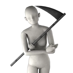 Cosmos Reaper's Scythe (For Female)