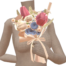 Cosmos Spring Pink Flowers Bouquet