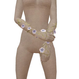 Cosmos Blue Blossom Band Bracelet