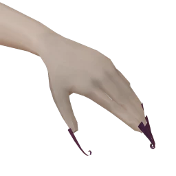 Cosmos Periwinkle Nails