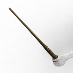 Oak Wand Infused With Unicorn Hair