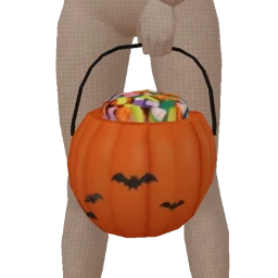 Cosmos Pumpkin Bat Trick Or Treat Bucket