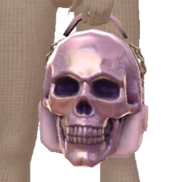 Delirious Lilac Skull Purse