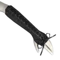 Delirious Lace-Up Goth Gloves (Black)