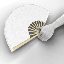 Mon Coeur Luscious Lace Fan