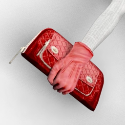 Front Row Leather Gloves and Clutch