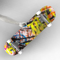 Decked Out Skateboard - Graffiti