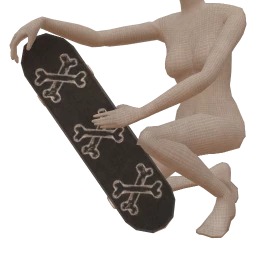 Drop Science Skull & Bones Spooky Skate