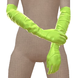 Drop Science Neon Green Latex Gloves