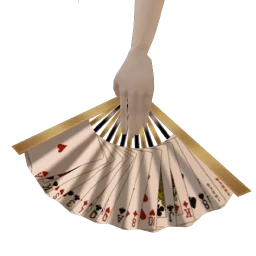 Elska Hidden Treachery Hand Fan