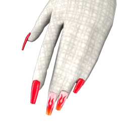 Flawless Fiery Hot Nails