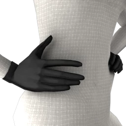 Foal Simple Gloves (Black)