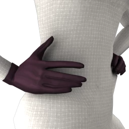 Foal Simple Gloves (Red)