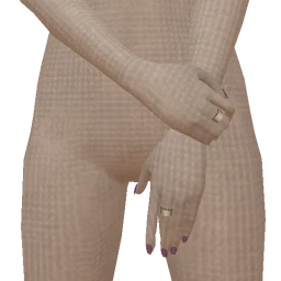 Foal Purple Elegance Nails With Silver Rings