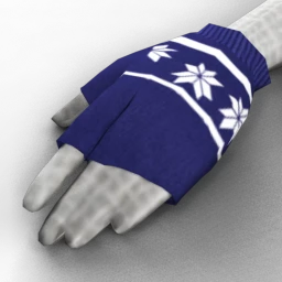 Frosty Fingerless Gloves