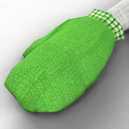 Forest Knitted Mittens