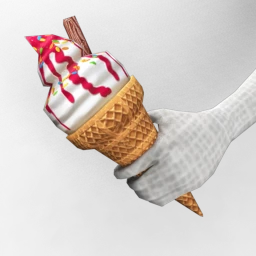 Ice Cream Cone with Sprinkles