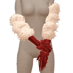 Ikon Elite Cozy Fur Red Gloves