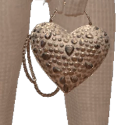 Ikon Elite Silver Diamond Heart Bag