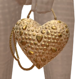 Ikon Elite Gold Diamond Heart Bag