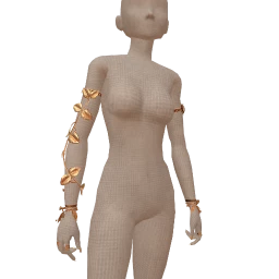 Ikon Elite Gold Leaf Sorceress Arm Jewellery