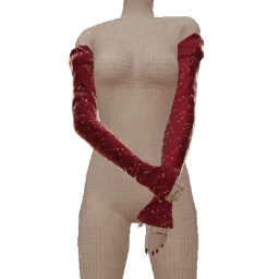 Ikon Elite Burgundy Gold Glitter Sleeves