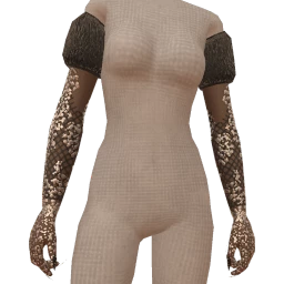 Ikon Elite Black Fur Diamond Sleeves