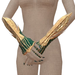 Ikon Gilded Green Gloves