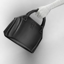 LKWD Couture Gloss Bag - Jet Black