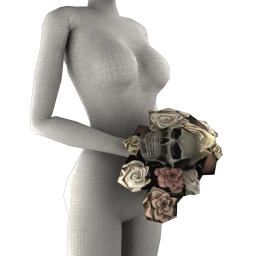 Mon Coeur Elegant Macabre Bouquet