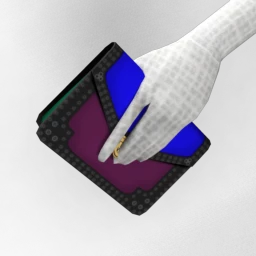 Front Row Envelope Clutch - Purple